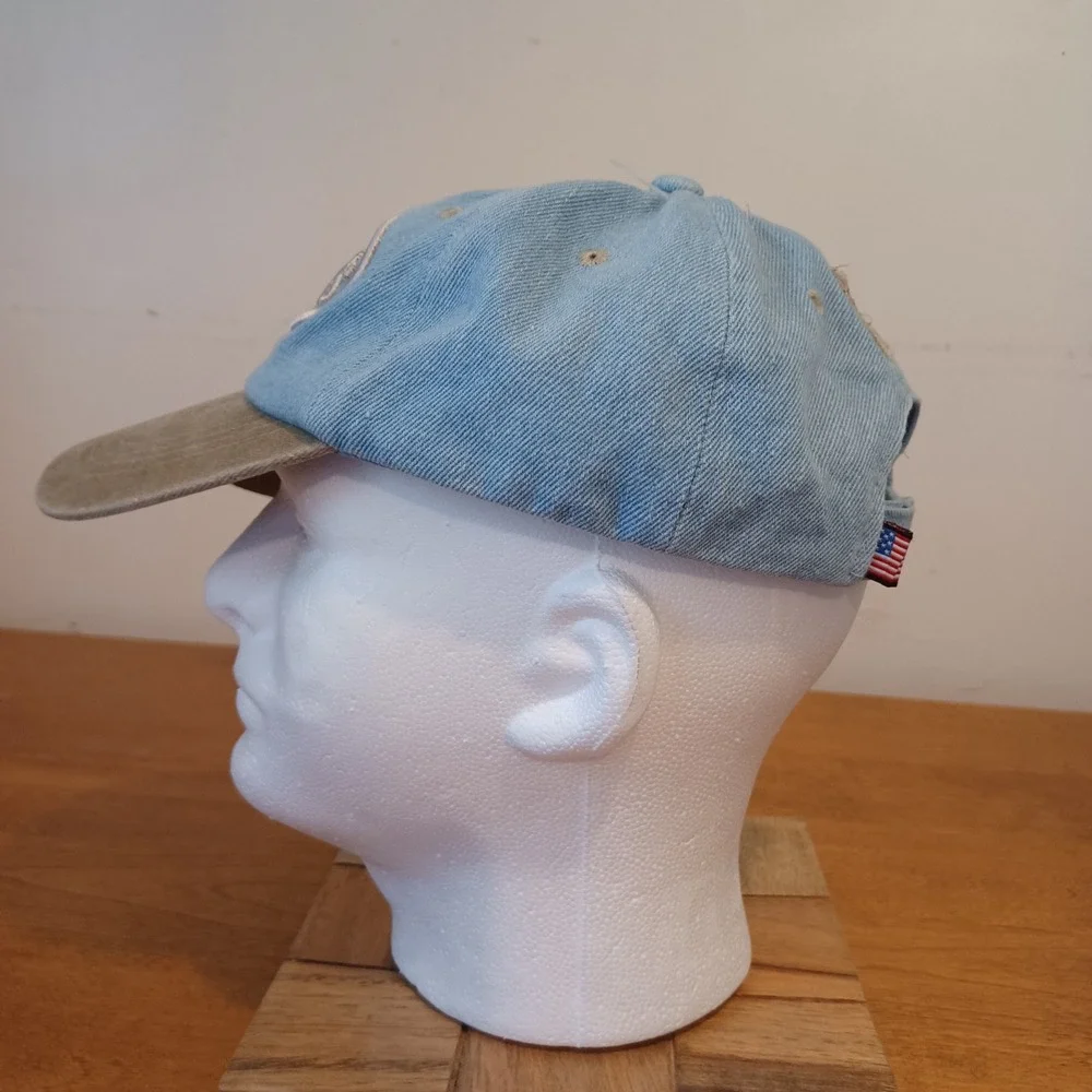 Sun Products Hat Unisex Adult Blue New Orleans Denim Fleur-de-Lis Souvenir Cap